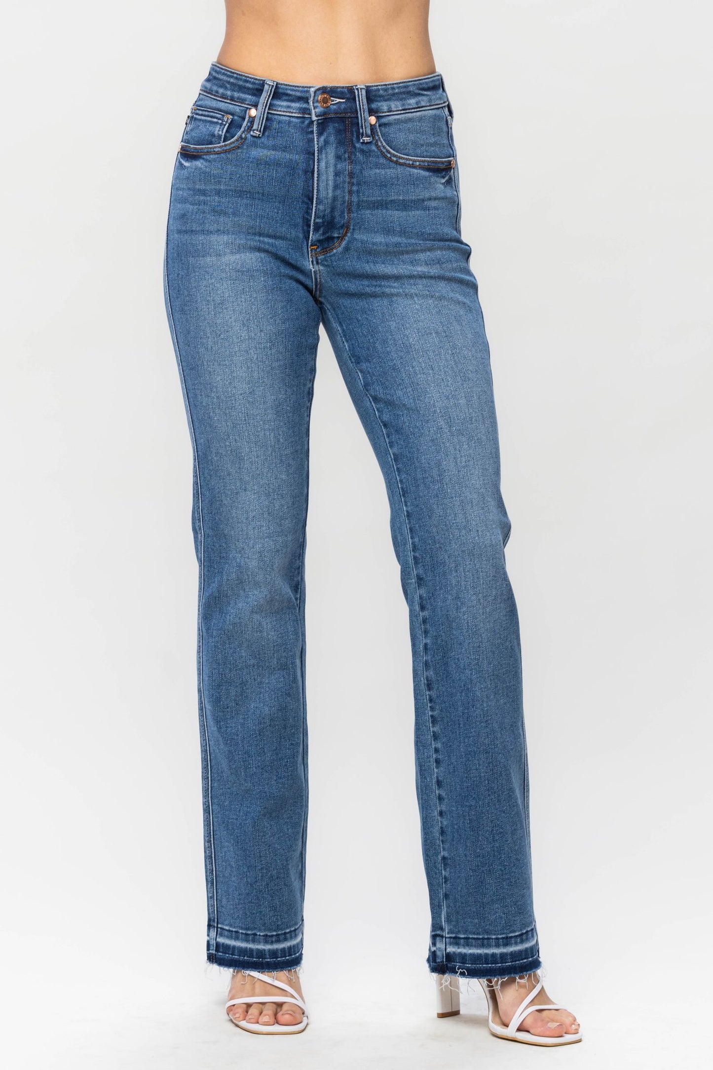 Judy Blue Erin High-Rise Tummy Control Bootcut Jeans (JB 88626)