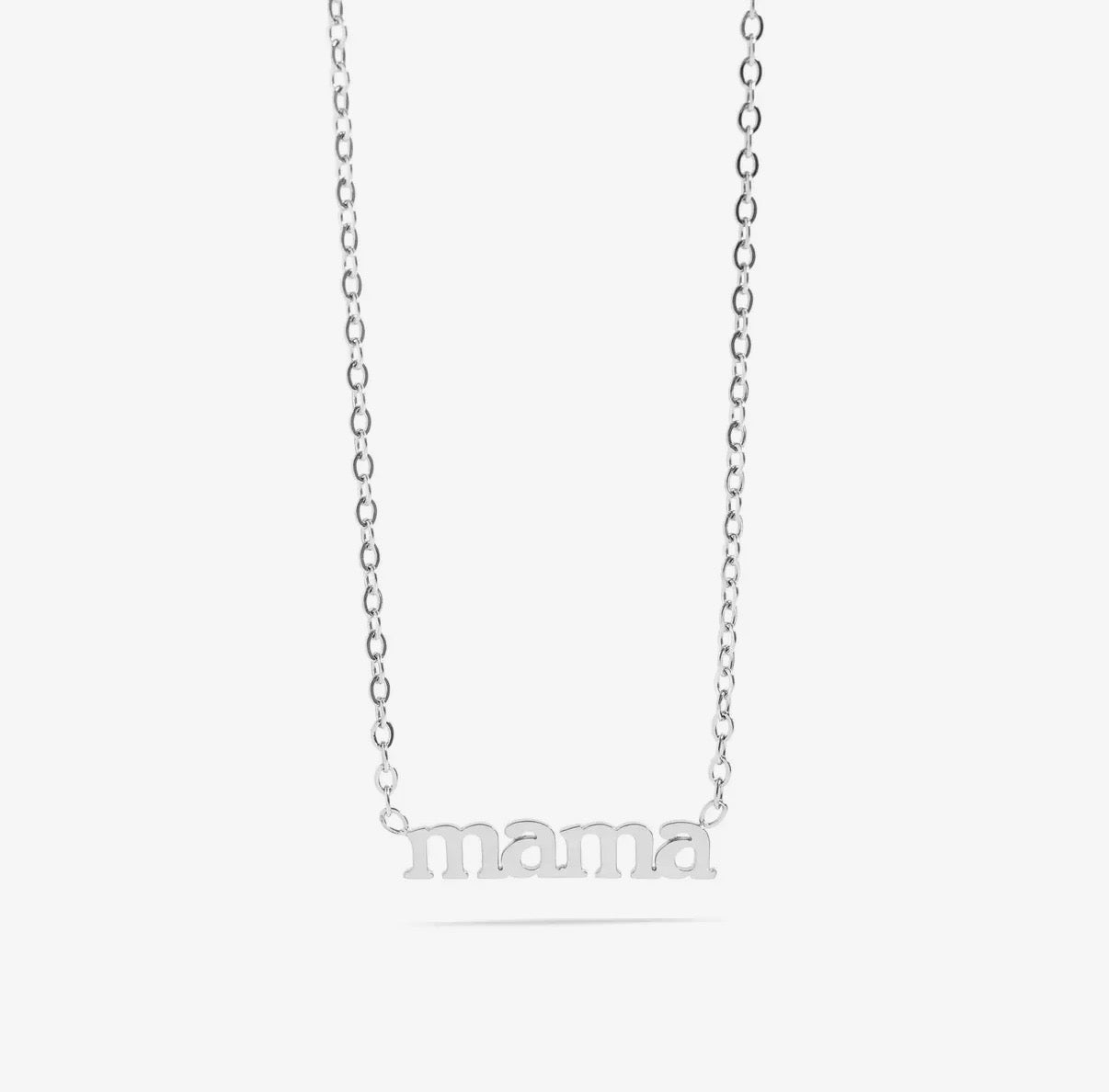 Silver Mama Necklace