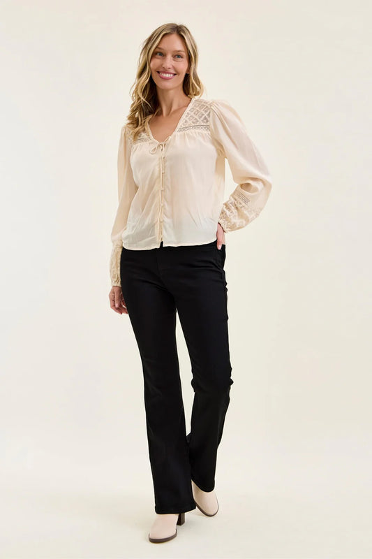 Judy Blue Buffy Black High Rise Bootcut Jeans (JB 881184)