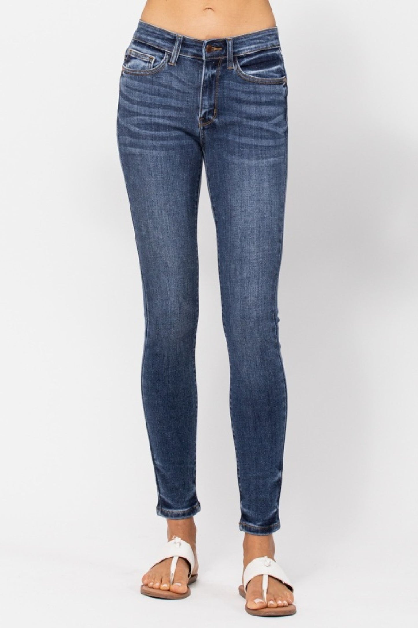 Judy Blue Jackie Mid-Rise Skinny Jeans (JB 82252)