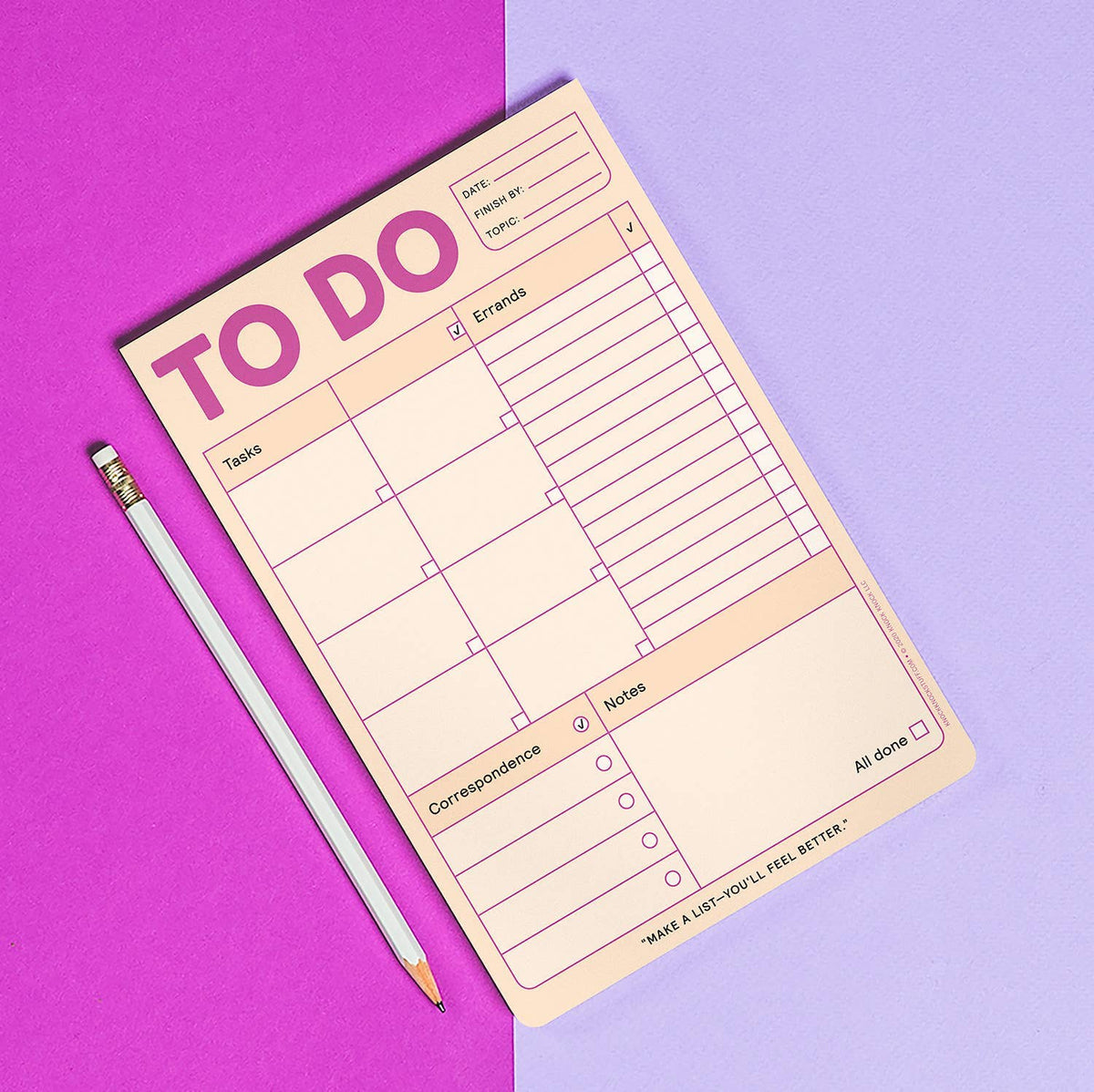 To Do Pad (Pastel Orange)