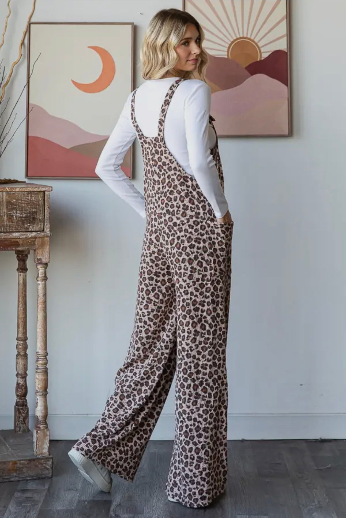 Leopard Slouchy Jumpsuit