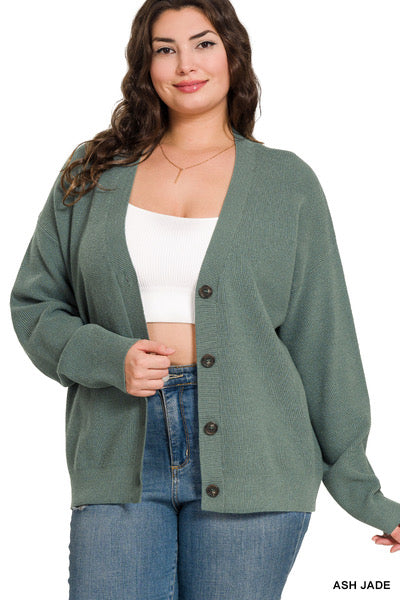 Ash Jade Button Down Cardigan