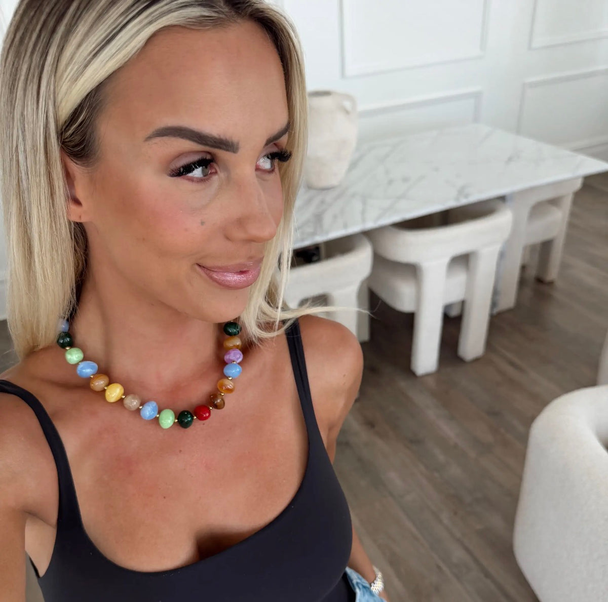 Chansuttpearls Jena Multi-Color Beaded Necklace