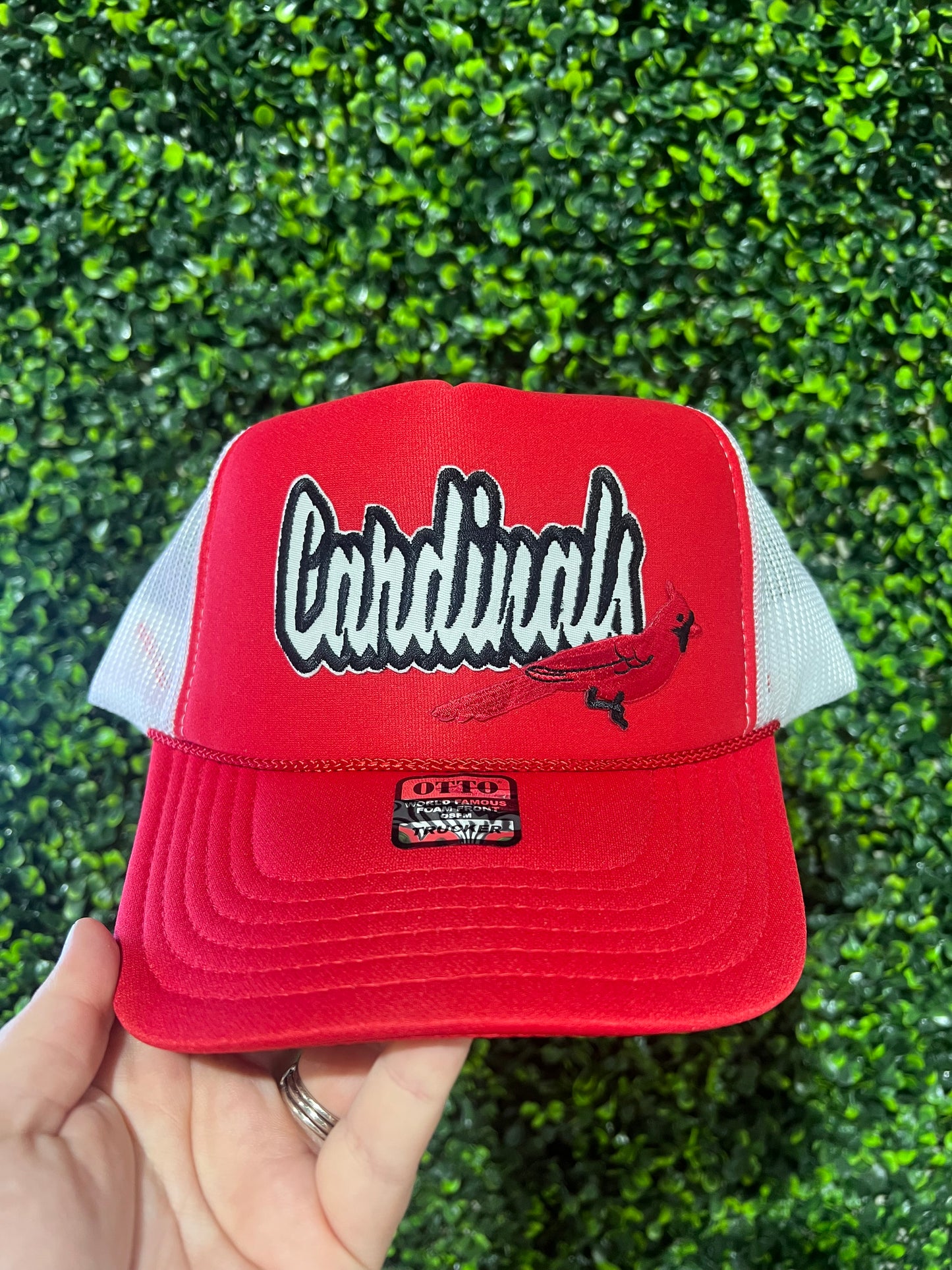 Red Cardinals Trucker Hat