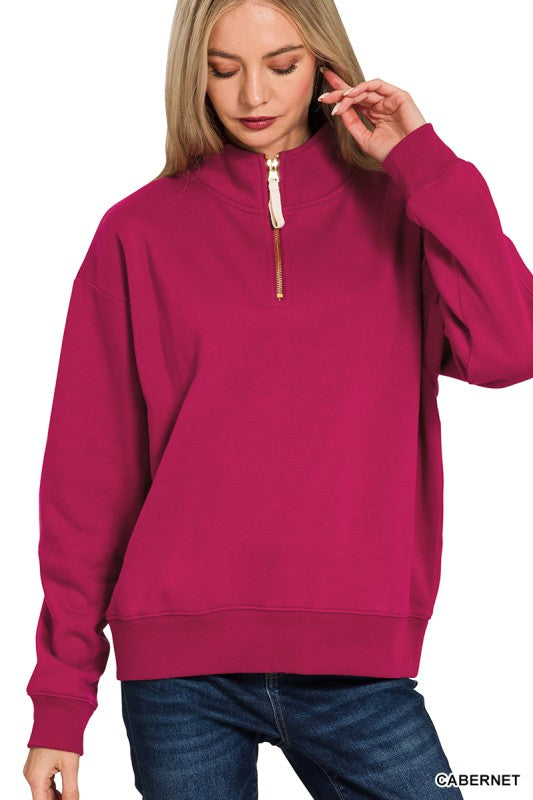 Cabernet Quarter Zip Pullover