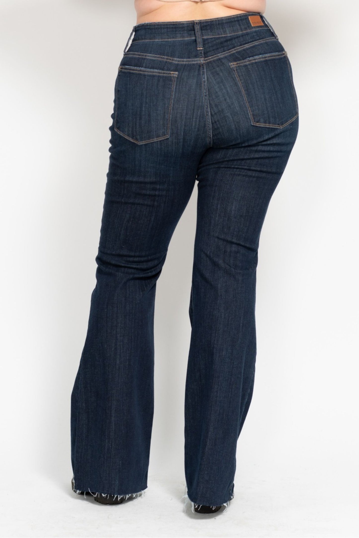 Judy Blue Giselle High Rise Dark Wash Tall Flare Jeans (JB 82343)