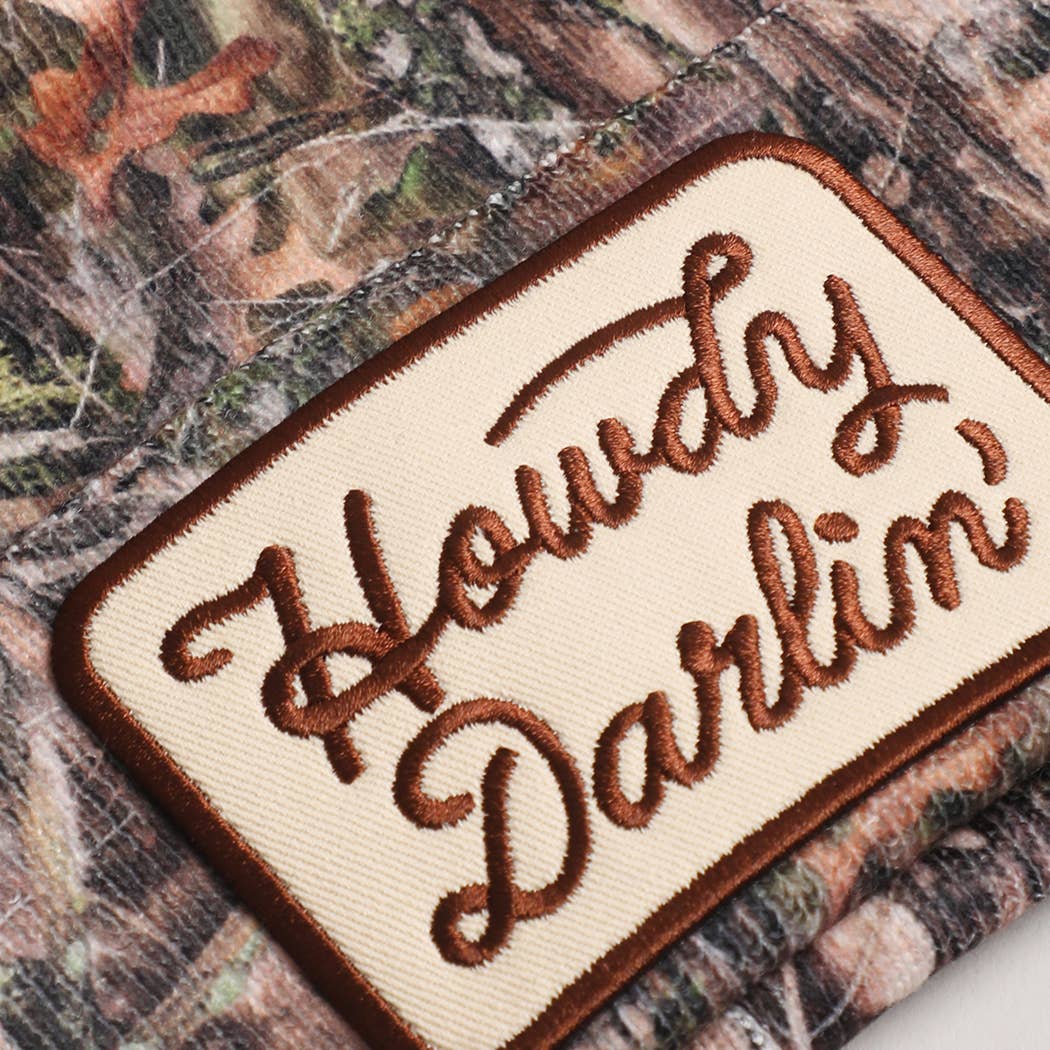 Howdy Darlin' Camo Beanie