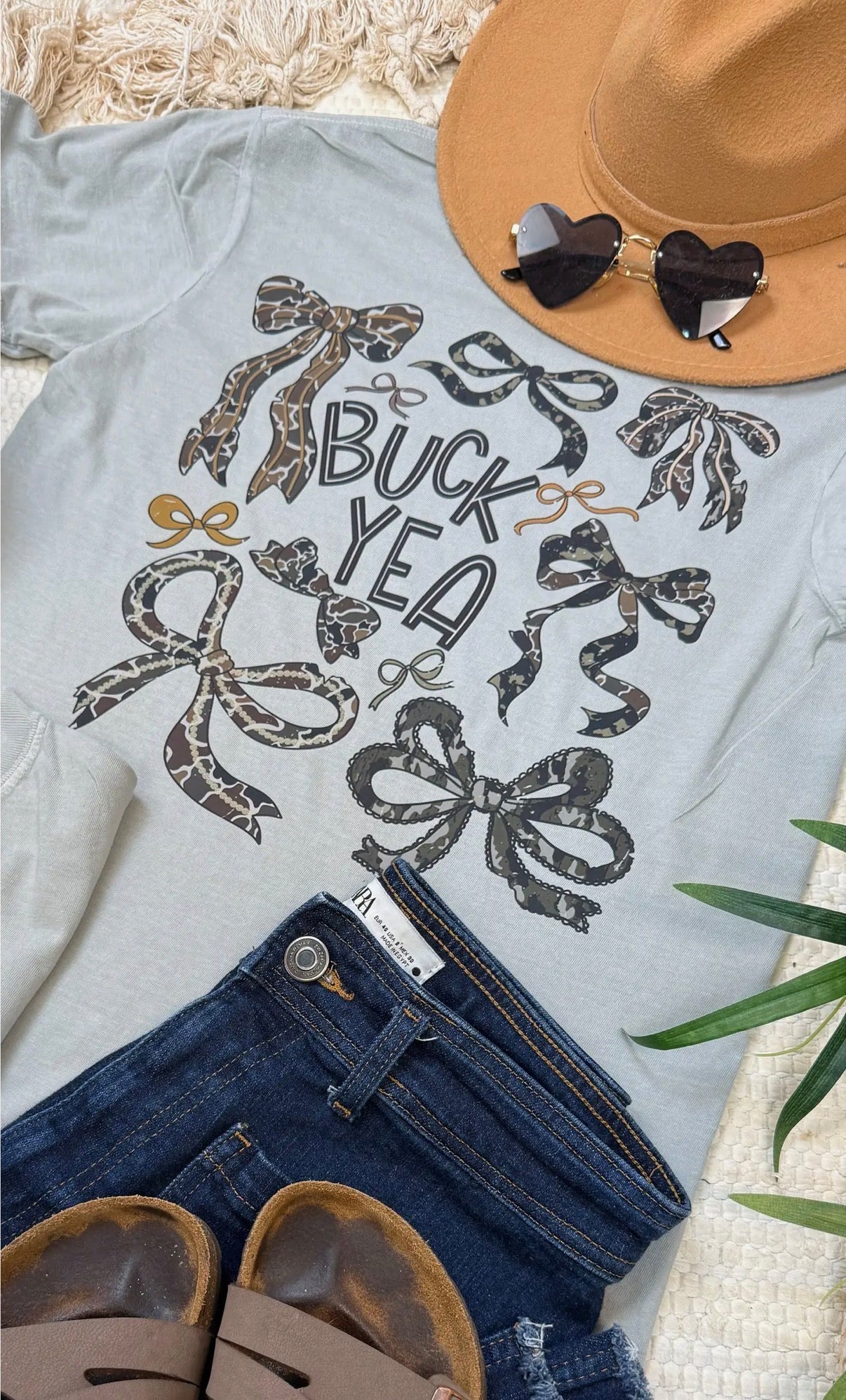 Buck Yea Camo Bow Tee