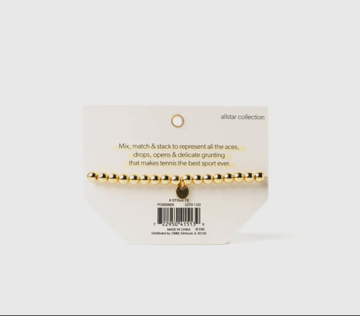 Soul Stacks Gold Sports Stretch Braclets