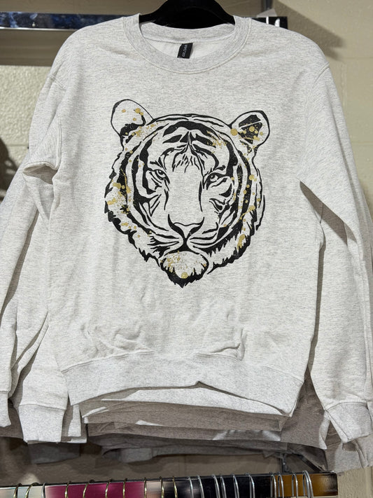 Golden Tiger Crewneck Sweatshirt