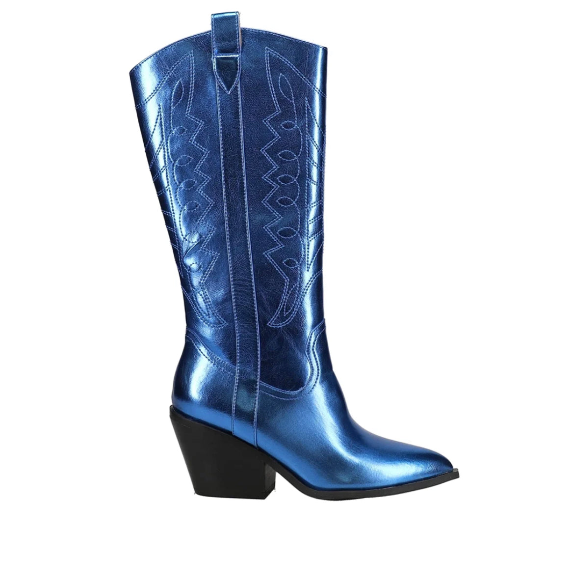 Corkys Howdy Electric Blue Metallic Boots