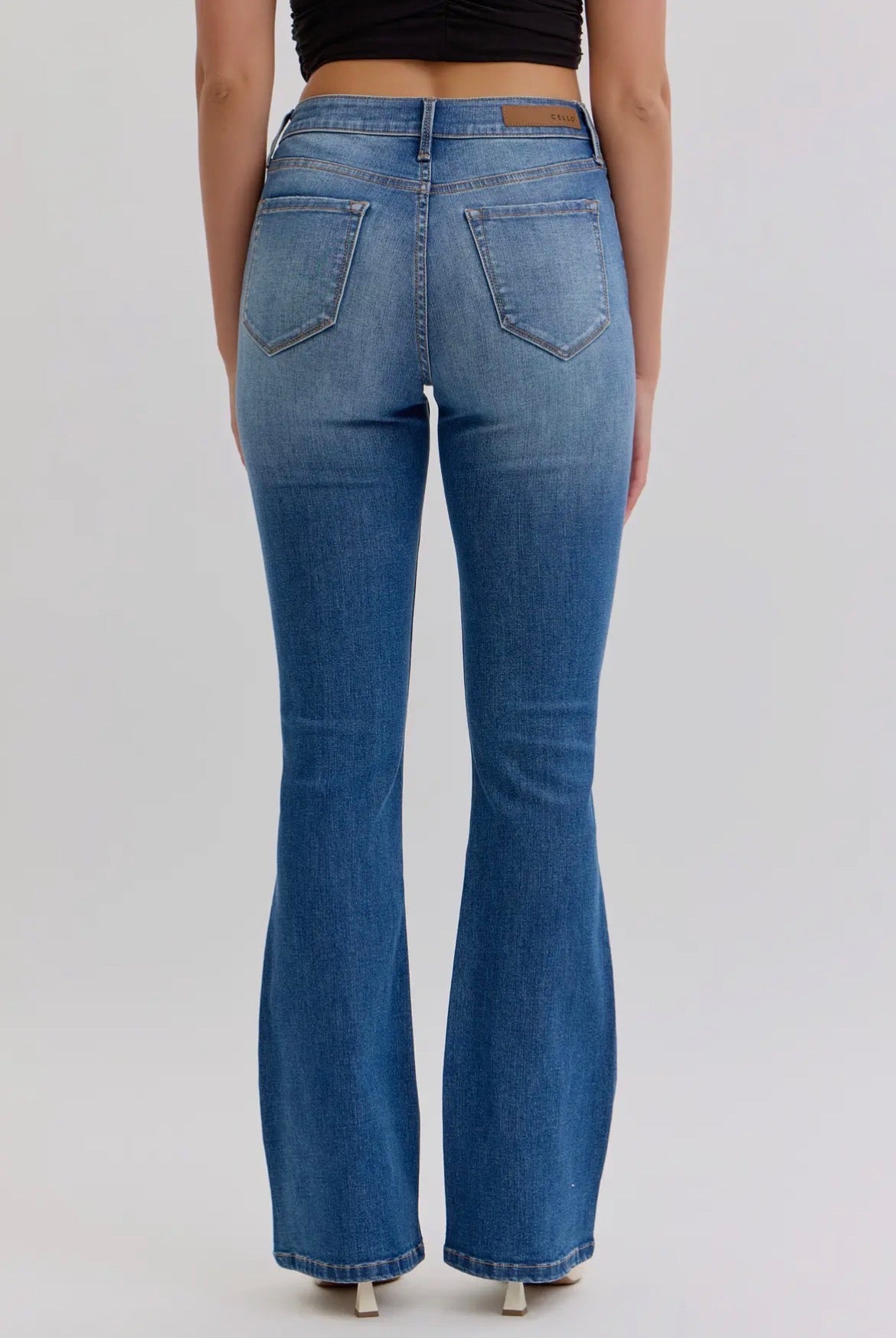Vanessa Mid Rise Bootcut Jeans