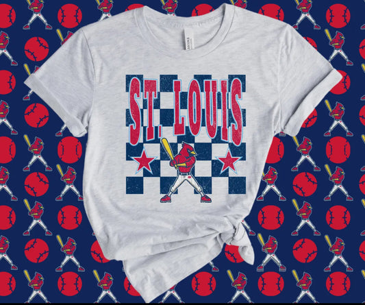 St.Louis Checkered Tee