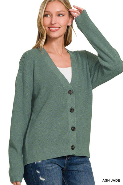 Ash Jade Button Down Cardigan