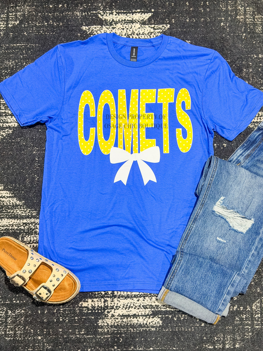 Blue Comets Polka Dot Tee