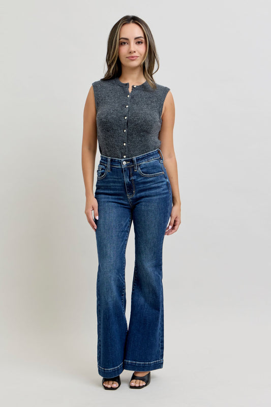Judy Blue Petite Gwen Trouser Flare Jeans (JB 82637 PT)