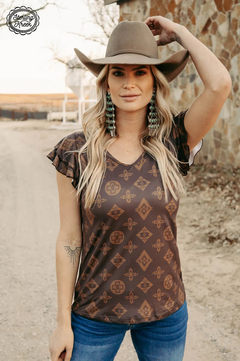 Brown Beverly Hills Top