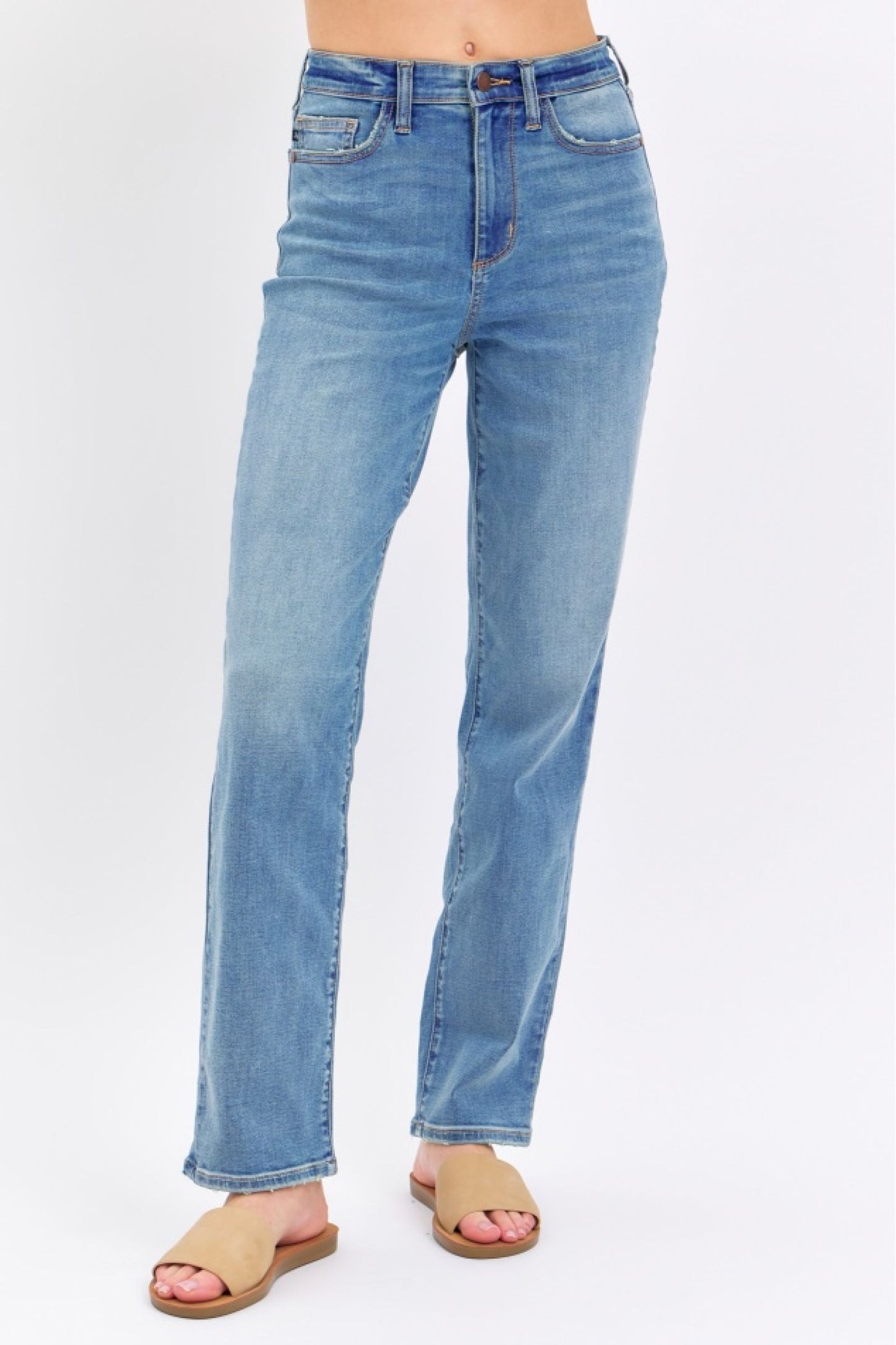 Judy Blue Tamra High-Rise Straight Leg Jeans (JB 8602)