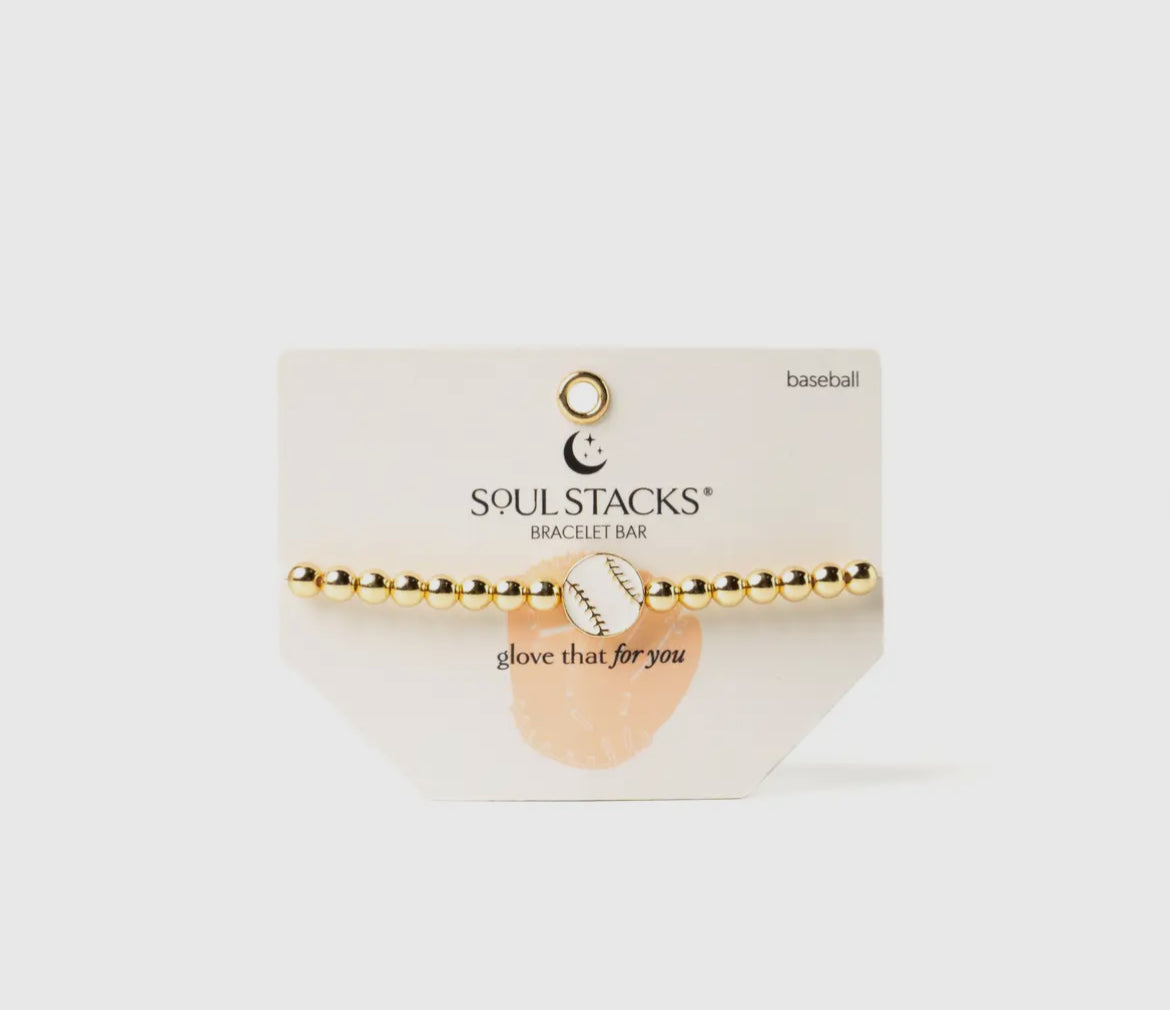 Soul Stacks Gold Sports Stretch Braclets