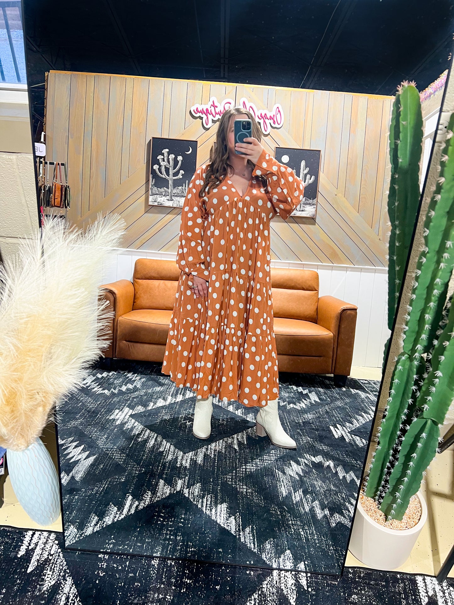 Kora Polka Dot Dress