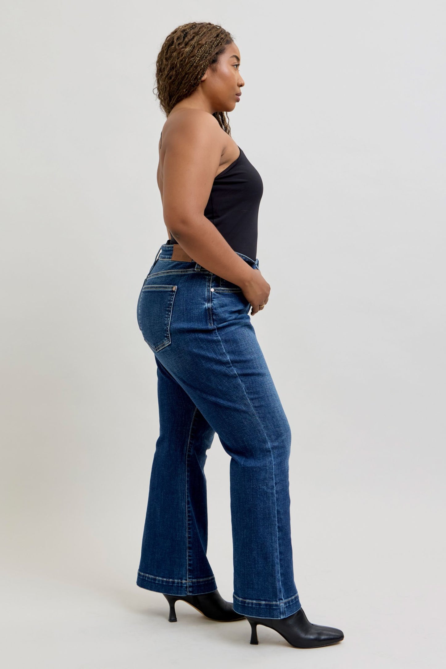 Judy Blue Petite Gwen Trouser Flare Jeans (JB 82637 PT)