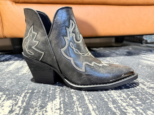 Black Blaize Western Embroidered Booties