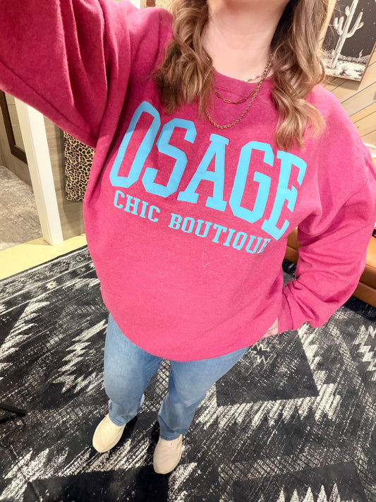 Osage Chic Boutique Crewneck Sweatshirts