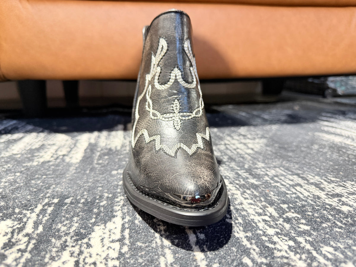 Black Blaize Western Embroidered Booties