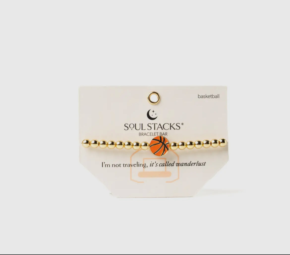 Soul Stacks Gold Sports Stretch Braclets