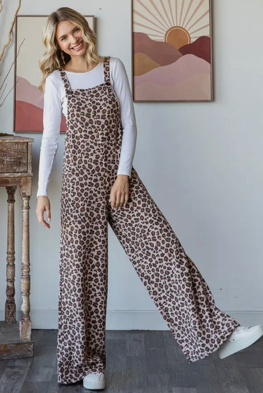 Leopard Slouchy Jumpsuit