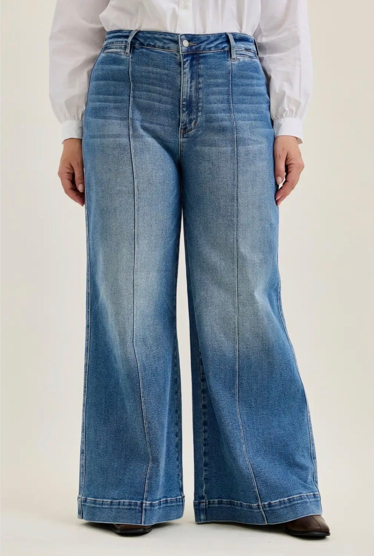 Judy Blue Liza High Rise Palazzo Jeans (JB 881160)