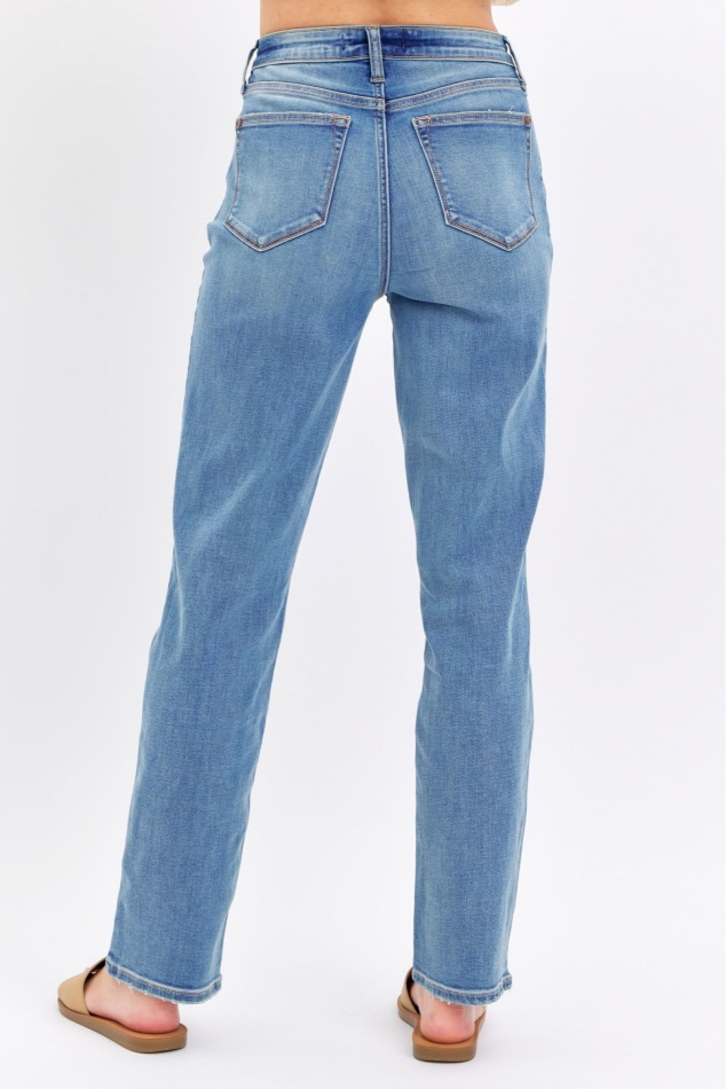 Judy Blue Tamra High-Rise Straight Leg Jeans (JB 8602)