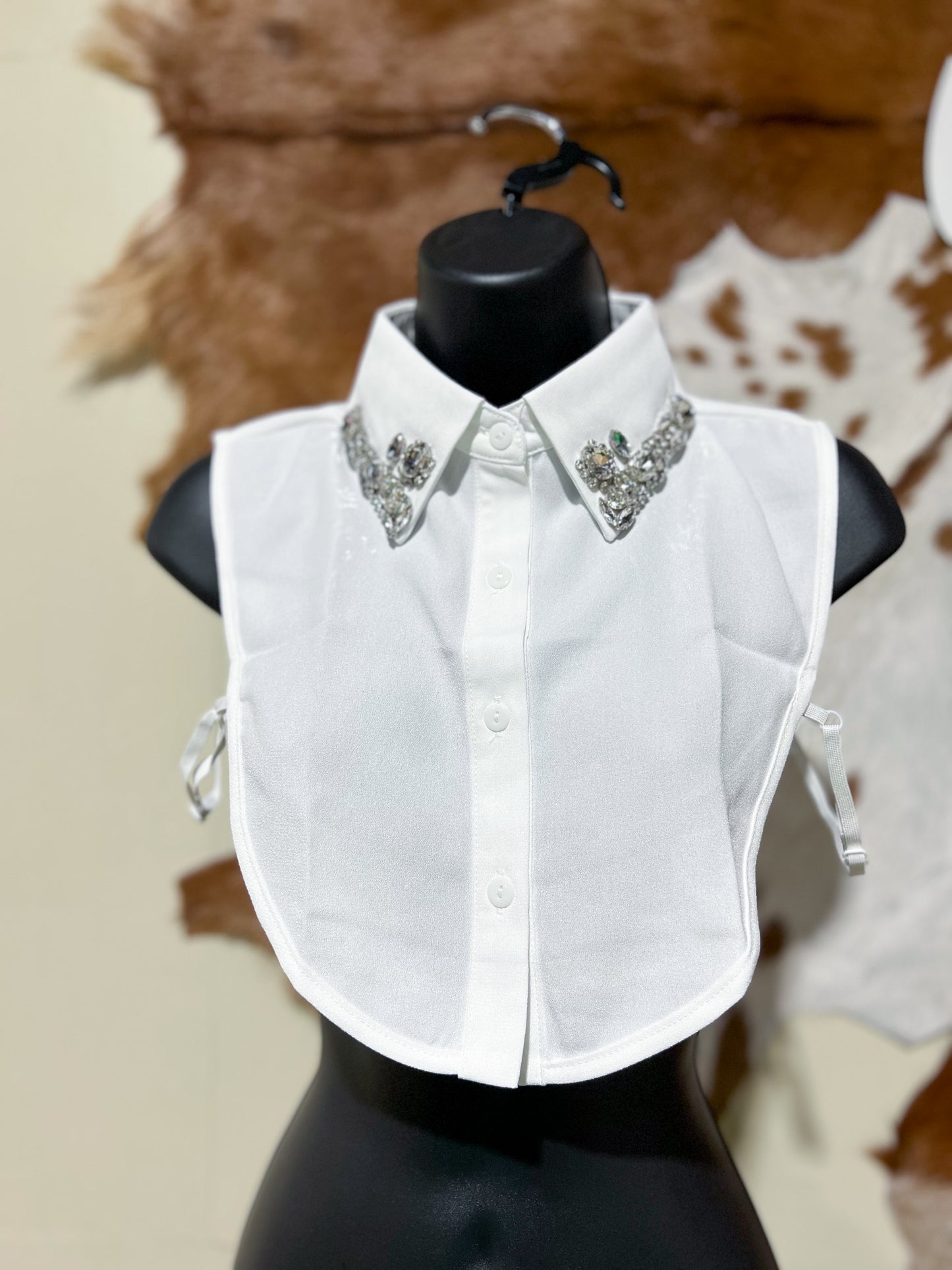 Faux Collar Half Shirts