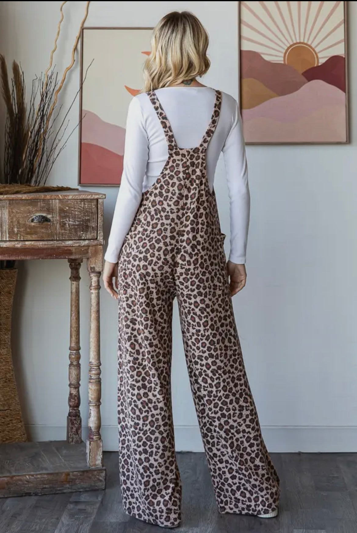 Leopard Slouchy Jumpsuit