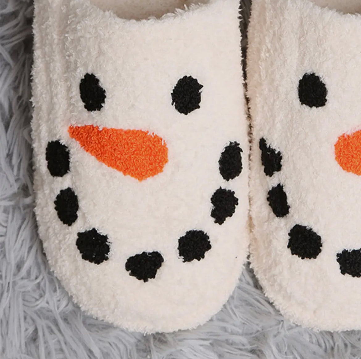 Snowman Microfiber Slippers