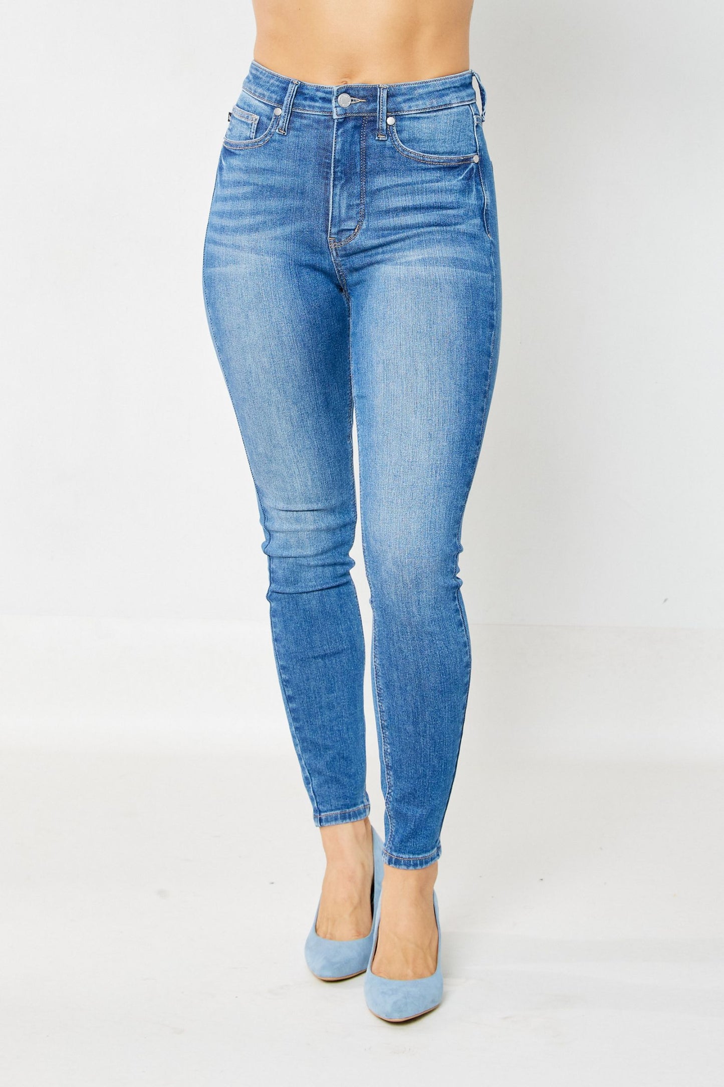 Judy Blue Toya High Rise Tummy Control Skinny Jeans (JB 88799)