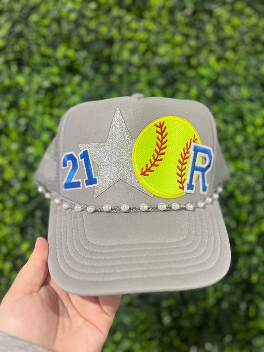 *CUSTOM* Softball Trucker Hat