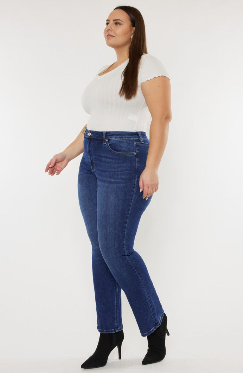 KanCan Adaline High Rise Slim Straight Leg Jeans