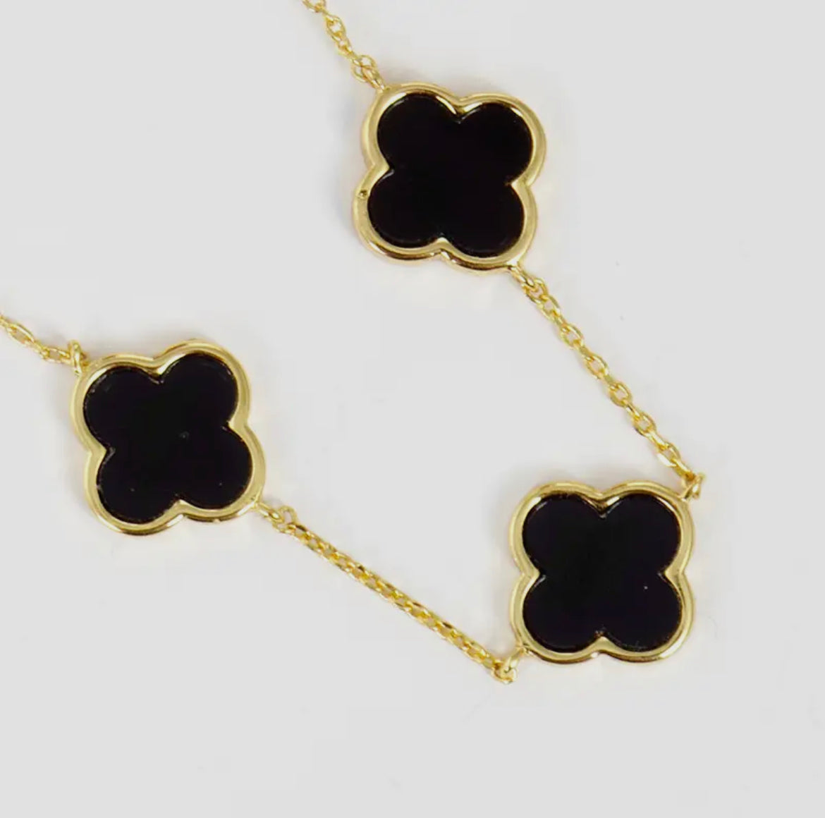 Enamel Clover Necklaces