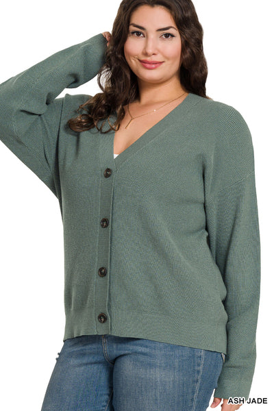 Ash Jade Button Down Cardigan