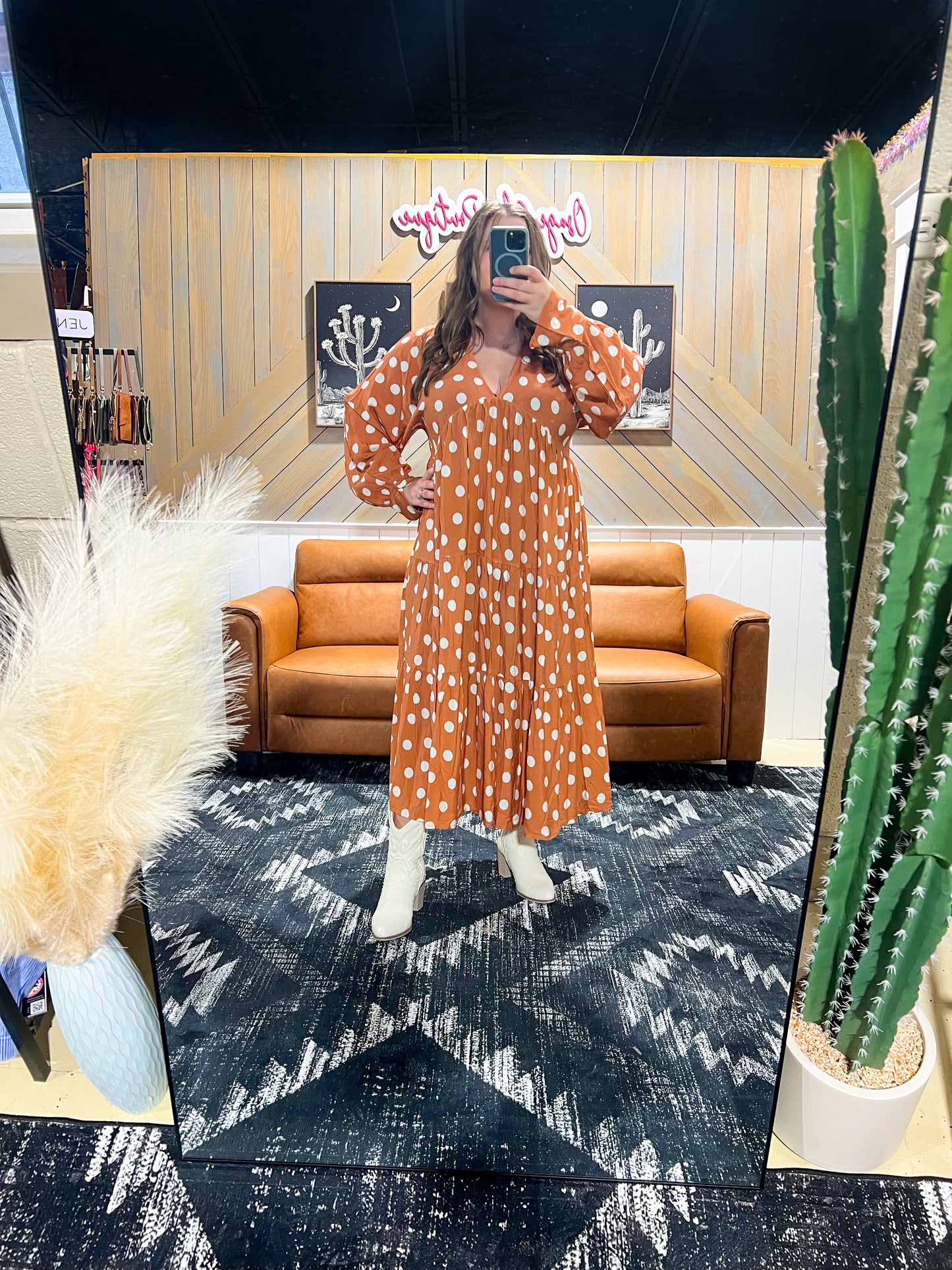 Kora Polka Dot Dress