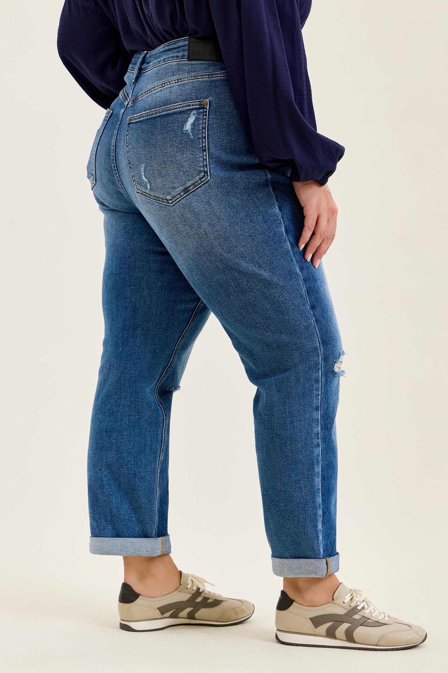 Judy Blue Billie High Rise Boyfriend Fit Jeans (JB 881189)