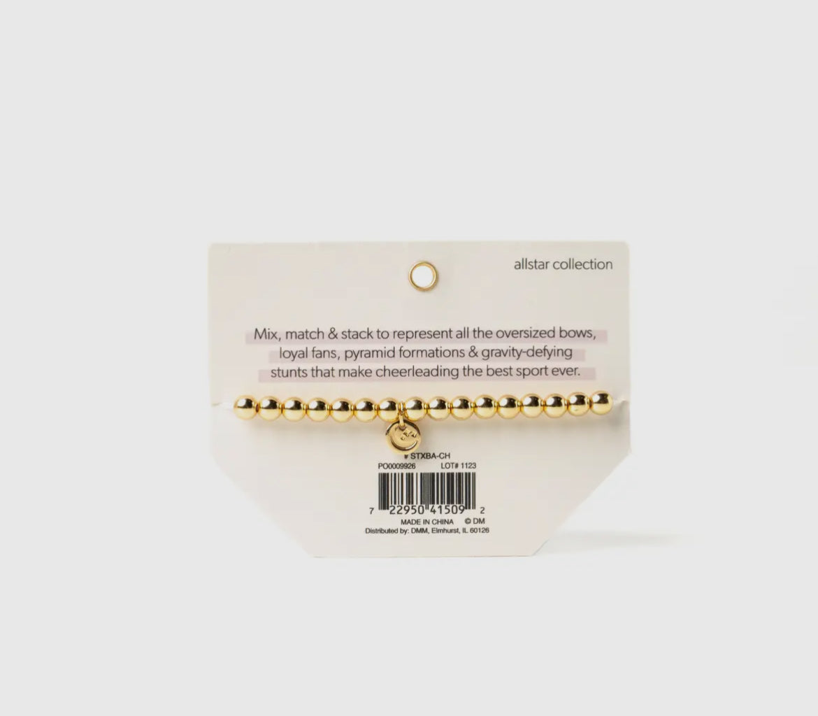 Soul Stacks Gold Sports Stretch Braclets