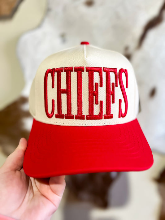 Chiefs Embroidered Trucker Hat