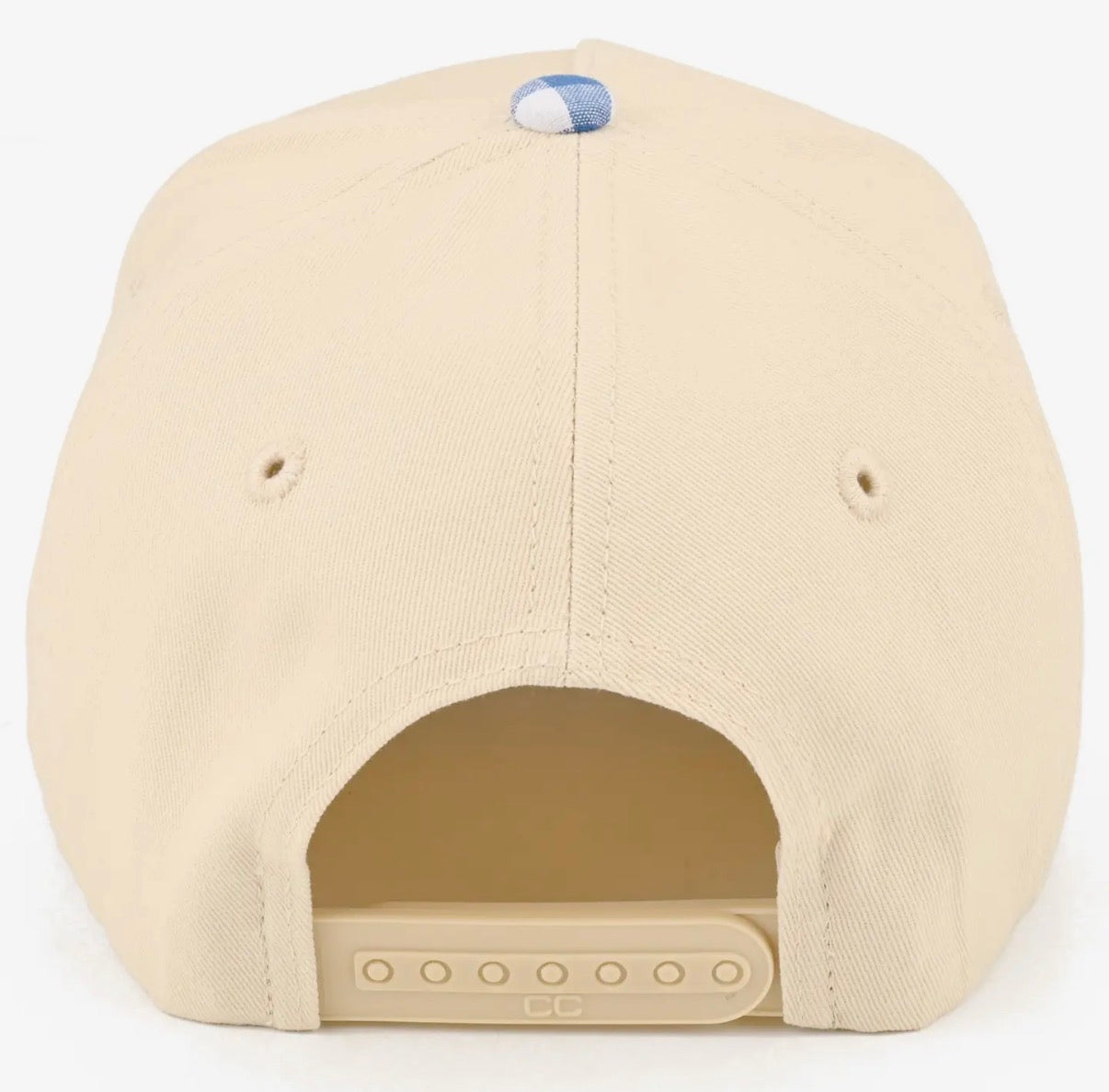 American Sweetheart Gingham Embroidered Trucker Hat