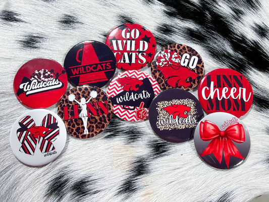 Linn Wildcats Button Pins