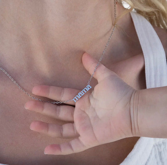 Silver Mama Necklace