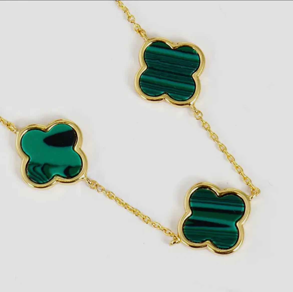 Enamel Clover Necklaces