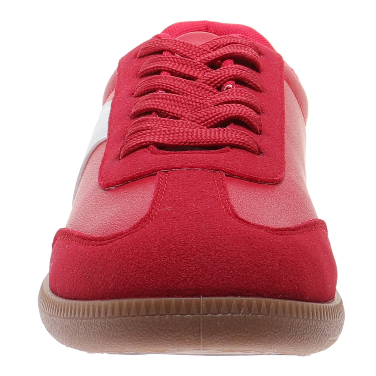 Red + White Poppy Sneakers